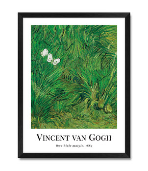 Obraz plakat reprodukcja na ścianę do kuchni natura motyle motyl Van Gogh 32x42 cm - iWALL studio