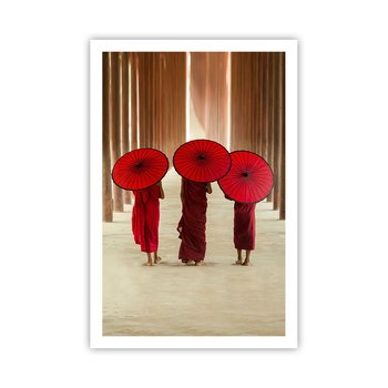 Obraz - Plakat - W drodze do Czystej Krainy - 61x91cm - Azja Birma Kobiety - Foto Plakaty na ścianę bez ramy - Plakat do Salonu Sypialni ARTTOR - ARTTOR