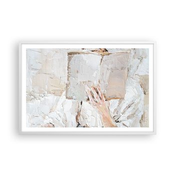 Obraz - Plakat - W innym świecie - 91x61cm - Sztuka Książka Minimalizm - Foto Plakaty na ścianę w ramie białej - Plakat do Salonu Sypialni ARTTOR - ARTTOR