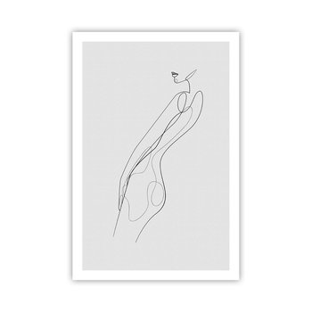 Obraz - Plakat - Zaledwie obietnica - 61x91cm - Kobieta Grafika Ciało Kobiety - Foto Plakaty na ścianę bez ramy - Plakat do Salonu Sypialni ARTTOR - ARTTOR