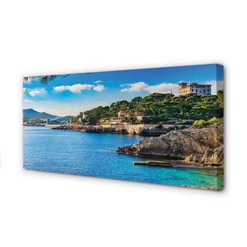 Obraz płótno TULUP Hiszpania Morze wybrzeże góry, 100x50 cm cm - Tulup