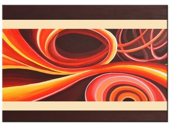 Obraz Pomarańczowy wir, 70x50 cm - Oobrazy