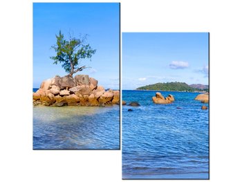 Obraz Praslin Island, 2 elementy, 60x60 cm - Oobrazy