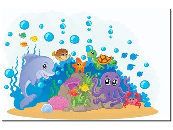 Obraz Przyjaciele z morskich głębin, 60x40 cm - Oobrazy