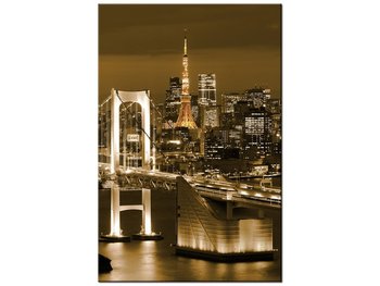 Obraz, Rainbow Bridge w Tokio, 60x90 cm - Oobrazy