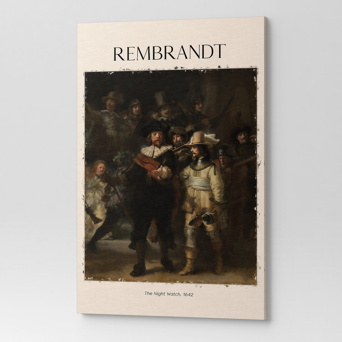 Kompania Fransa Banninga Cocqa I Willema Van Ruytenburcha Obraz Rembrandt Kompania Banninga Cocqa I Ruytenburcha Rep00050 50X70