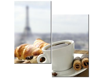 Obraz, Romantyczne śniadanie, 2 elementy, 60x60 cm - Oobrazy