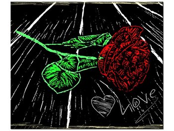 Obraz Róża Love, 60x50 cm - Oobrazy