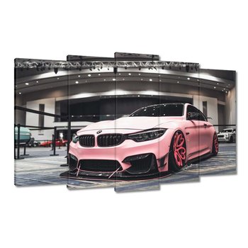 Obraz Różowe BMW, 100x60cm - ZeSmakiem