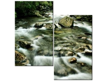 Obraz Rzeka w Tatrach, 2 elementy, 60x60 cm - Oobrazy