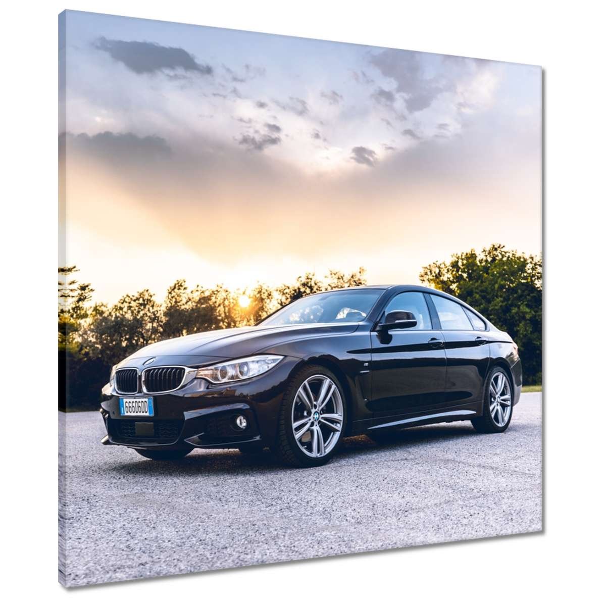 Obraz Samochód Czarne BMW, 60x60cm - ZeSmakiem | Sklep EMPIK.COM