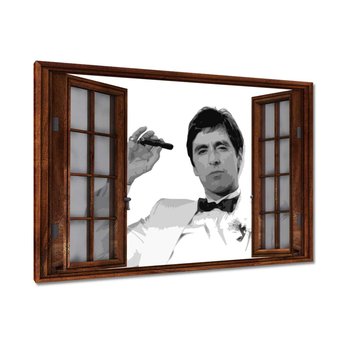 Obraz Scarface Al Pacino, 120x80cm - ZeSmakiem
