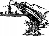 Obraz Ścienny Ażurowy Wędkarstwo Łódka Dekoracja Ścienna Dla Wędkarza