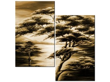 Obraz Silne drzewa, 2 elementy, 60x60 cm - Oobrazy