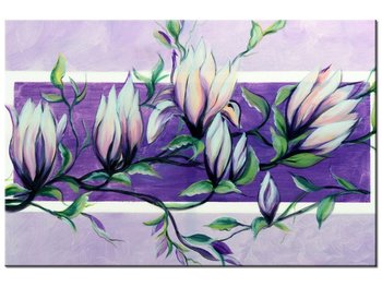 Obraz Słodycz magnolii w fiolecie, 30x20 cm - Oobrazy
