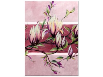 Obraz Słodycz magnolii w pudrowym różu, 50x70 cm - Oobrazy