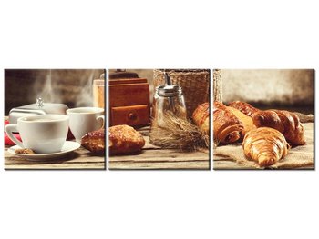 Obraz Smakowite śniadanie, 3 elementy, 120x40 cm - Oobrazy