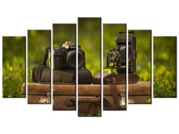 Obraz Spotkanie po latach, 7 elementów, 140x80 cm - Oobrazy