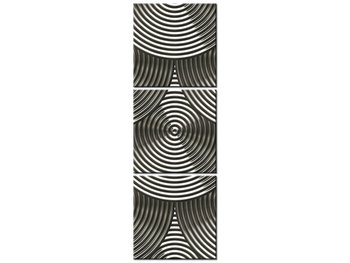 Obraz Srebrne obręcze, 3 elementy, 30x90 cm - Oobrazy
