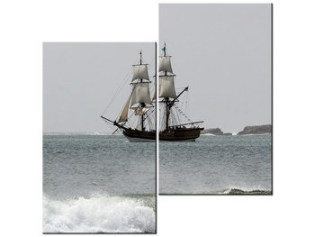 Obraz Statek kupiecki - Don McCullough, 2 elementy, 60x60 cm - Oobrazy