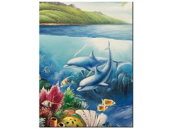 Obraz Sympatyczne delfiny, 30x40 cm - Oobrazy