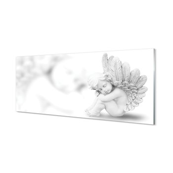 Obraz szklany TULUP grafika Śpiący anioł, 125x50 cm - Tulup