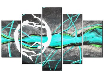 Obraz Taniec w morskiej toni, 5 elementów, 100x63 cm - Oobrazy