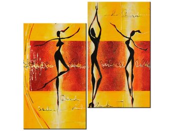 Obraz Taniec w słońcu, 2 elementy, 60x60 cm - Oobrazy