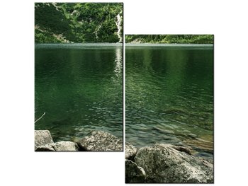Obraz Tatry - Morskie Oko, 2 elementy, 60x60 cm - Oobrazy