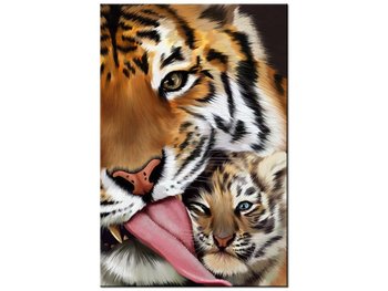 Obraz Tygrys i tygrysek, 20x30 cm - Oobrazy