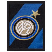 Obraz w ramce Inter Mediolan herb na ścianę prezent 70x50 cm