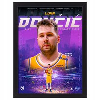 Obraz w ramce Luka Doncic Los Angeles Lakers NBA prezent 30x20 cm