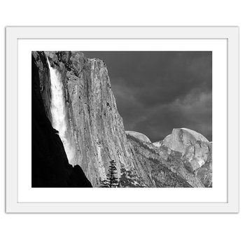 Obraz w ramie białej FEEBY Góry, 50x40 cm - Feeby