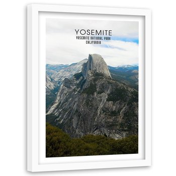 Obraz w ramie białej FEEBY, Park Narodowy Yosemite 80x120 - Feeby