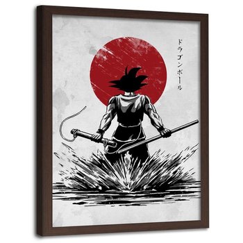 Obraz w ramie brązowej FEEBY, ANIME Immortal Samurai 40x60 - Feeby