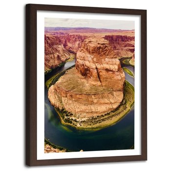 Obraz w ramie brązowej FEEBY, Wielki Kanion Góry USA 60x90 - Feeby