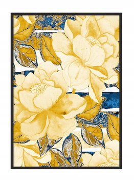 Obraz w ramie czarnej E-DRUK, Kwiaty, 53x73 cm, P1338 - e-druk