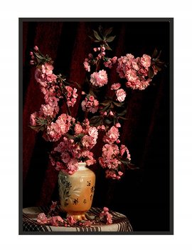 Obraz w ramie czarnej E-DRUK, Kwiaty, 53x73 cm, P1527 - e-druk