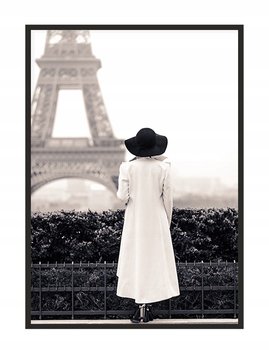Obraz w ramie czarnej E-DRUK, Paryż, 33x43 cm, P1780 - e-druk