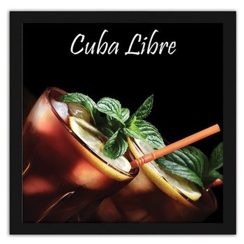 Obraz w ramie czarnej FEEBY Cuba libre, 70x70 cm - Feeby