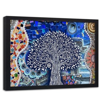 Obraz w ramie czarnej FEEBY, Gustav Klimt Drzewo Życia 60x40 - Feeby