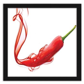 Obraz w ramie czarnej FEEBY Przyprawy papryczka chili, 70x70 cm - Feeby