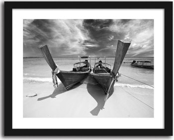 Obraz w ramie FEEBY, Dwie łodzie, 50x70 cm - Feeby