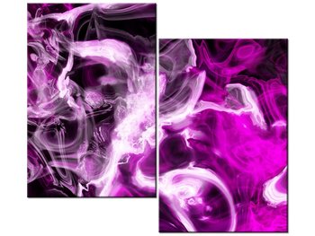 Obraz Wariacje z fioletem, 2 elementy, 80x70 cm - Oobrazy