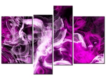 Obraz Wariacje z fioletem, 4 elementy, 130x85 cm - Oobrazy