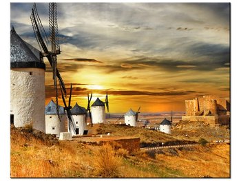 Obraz Wiatraki w Hiszpanii, 50x40 cm - Oobrazy