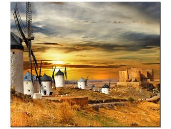Obraz Wiatraki w Hiszpanii, 60x50 cm - Oobrazy