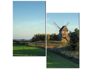 Obraz Wiatraki w Polsce, 2 elementy, 60x60 cm - Oobrazy