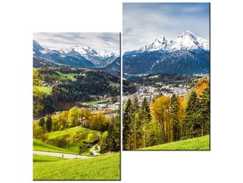 Obraz Widok na dolinę, 2 elementy, 60x60 cm - Oobrazy