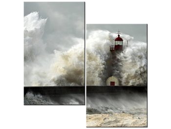 Obraz Wietrzne wybrzeże, 2 elementy, 60x60 cm - Oobrazy